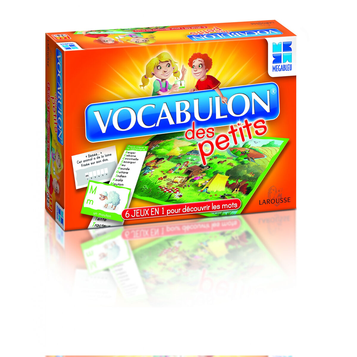 Bordspel Megableu Vocabulon des Petits learning game 29 x 20 x 6 cm
